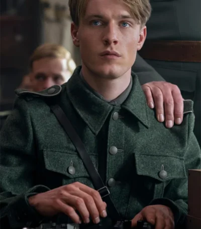 All the Light We Cannot See Louis Hofmann Green Jacket