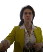 Allison Janney Another Simple Favor Sequin Coat