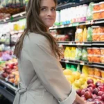 Amanda Peet Your Friends and Neighbors Beige Coat