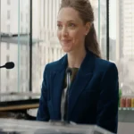 Amanda Seyfried Seven Veils Blue Suit
