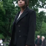 Amanda Warren The Night Agent S02 Black Coat