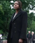 Amanda Warren The Night Agent S02 Black Coat