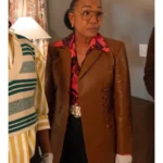 Amanda Will Trent S03 Brown Leather Blazer