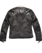 American Night Vincent Black and White Leather Jacket