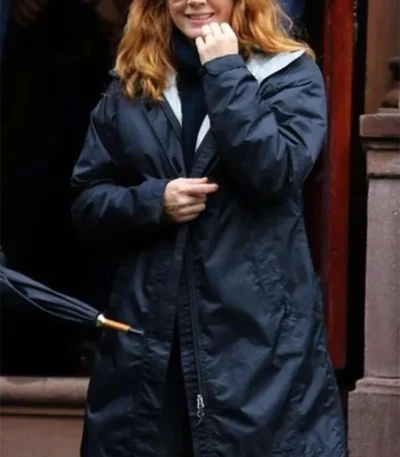Amy Adams The Woman in the Window Blue Coat
