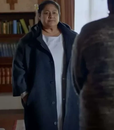 Anapela Polataivao Tina Blue Wool Coat