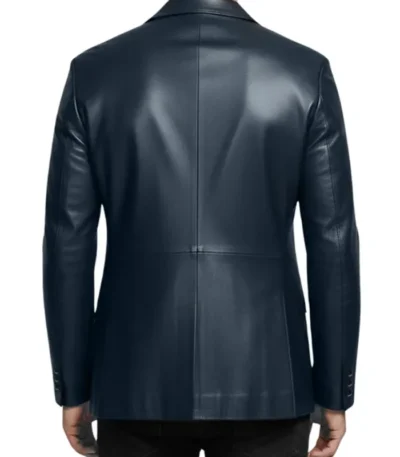 Anderson Two Button Lambskin Men’s Leather Blazer
