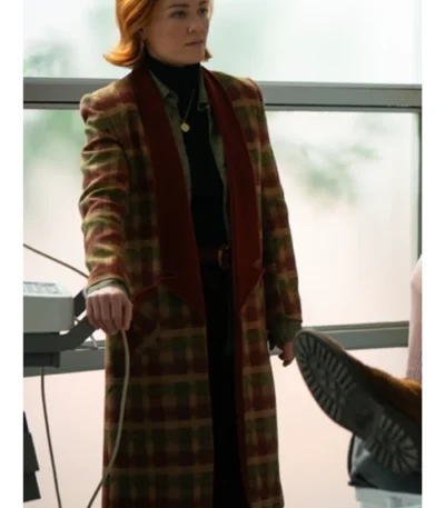 Angie Polaski Will Trent S03 Multicolor Checkered Coat