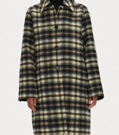 Angie Polaski Will Trent S03 Plaid Coat