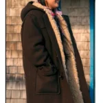 Anna Lambe North Of North Brown Hooded Coat