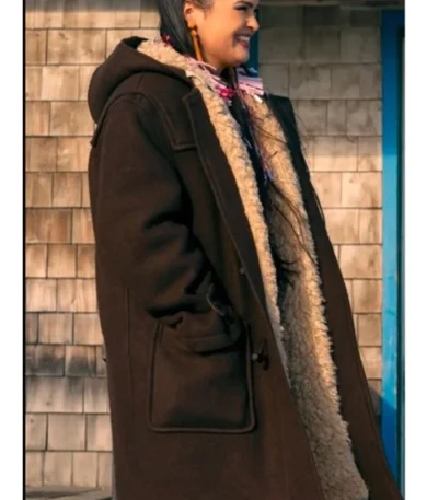 Anna Lambe North Of North Brown Hooded Coat
