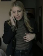 Annaleigh Ashford Happy Face Black Blazer