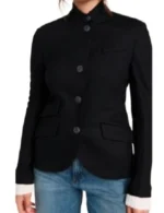 Annaleigh Ashford Happy Face Black Blazer