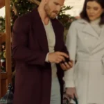 Anthony Bewlz Mom’s Christmas Boyfriend Wool Maroon Coat