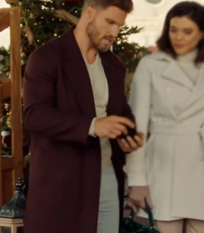 Anthony Bewlz Mom’s Christmas Boyfriend Wool Maroon Coat