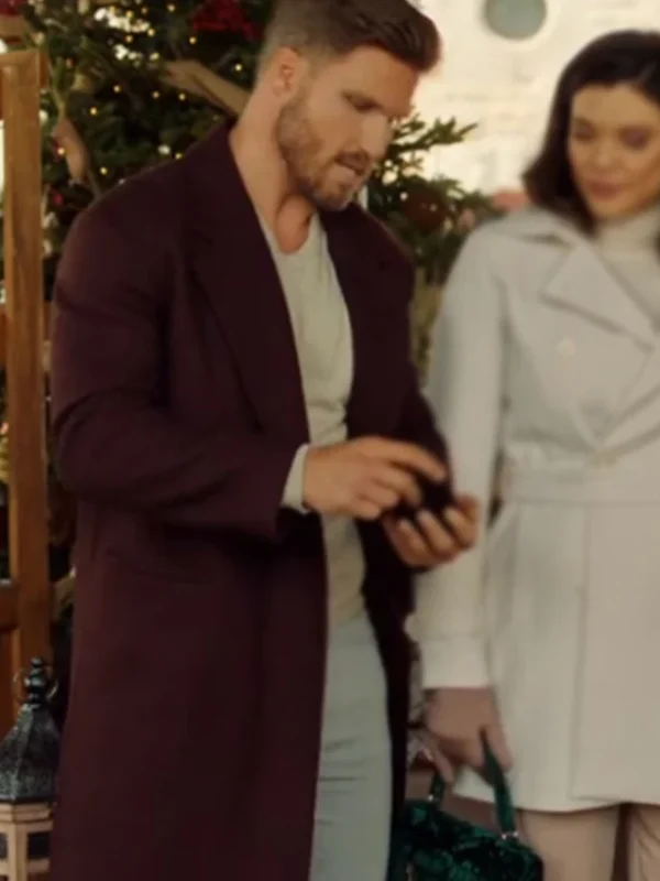 Anthony Bewlz Mom’s Christmas Boyfriend Wool Maroon Coat