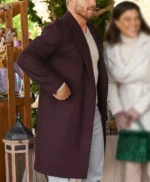Anthony Bewlz Mom’s Christmas Boyfriend Wool Maroon Coat
