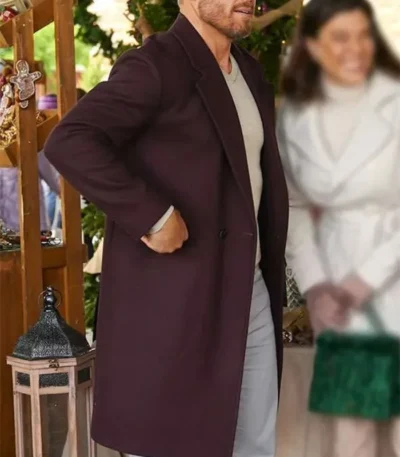 Anthony Bewlz Mom’s Christmas Boyfriend Wool Maroon Coat