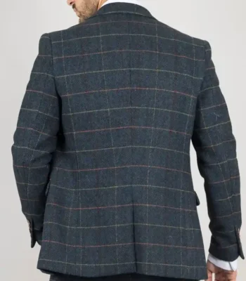 Archer Single Breasted 3 Piece Navy Blue Suit