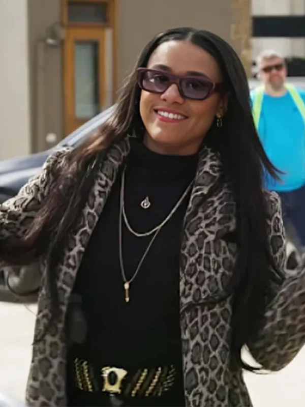 Ariana Debose Love Hurts Leopard Coat