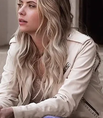 Ashley Benson Pretty Little Liars Studded Leather Jacket
