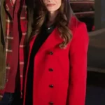 Ashley Greene Deck the Walls Wool Coat