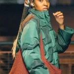 Ayo Edebiri The Bear S01 Green Puffer Jacket