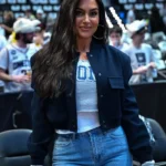 Basketball Game 2026 Molly Qerim Cropped Jacket