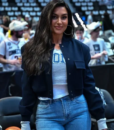 Basketball Game 2026 Molly Qerim Cropped Jacket