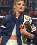 Becky Lynch Monday Night RAW Blue Jacket