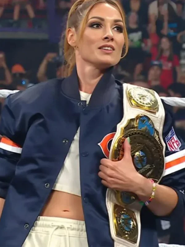 Becky Lynch Monday Night RAW Blue Jacket