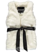 Belted Fur Vest