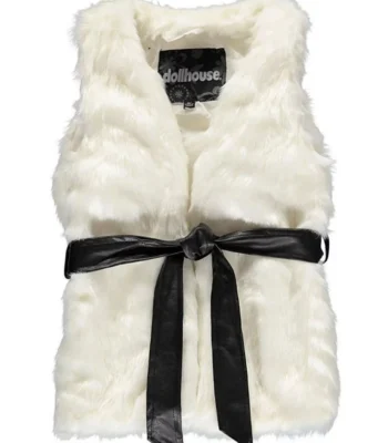 Belted Fur Vest