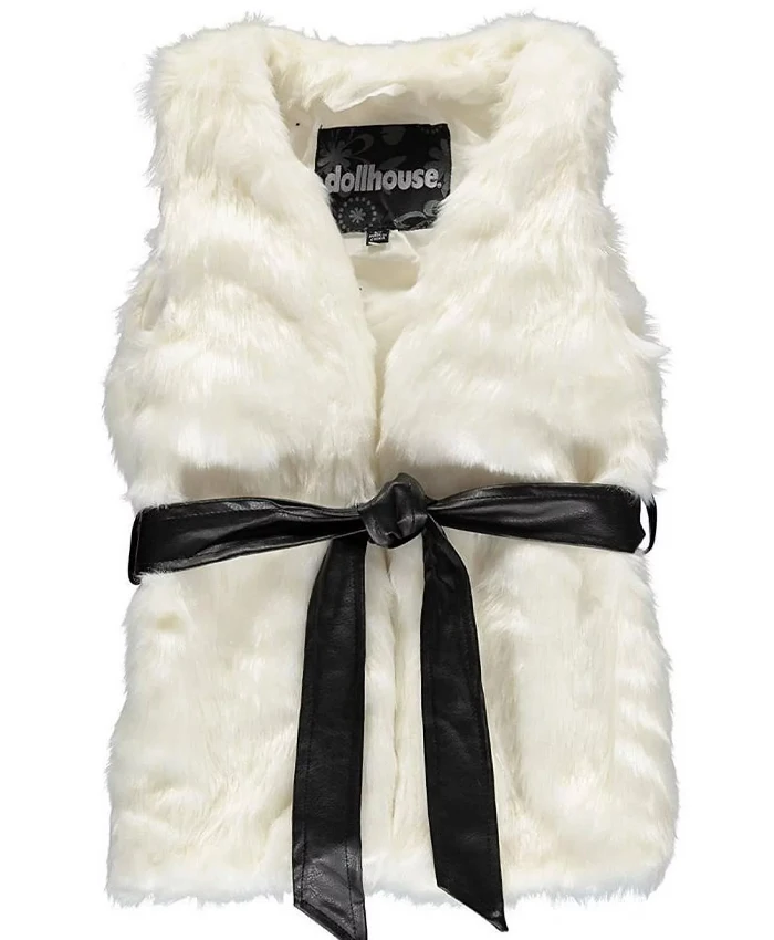 Belted Fur Vest Belted Fur Vest
