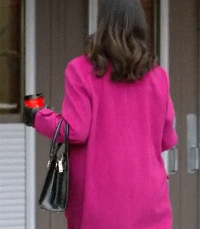 Beth McKay Merry Magic Christmas 2023 Pink Coat