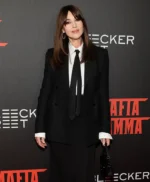 Bianca Mafia Mamma Movie Premier Black Blazer