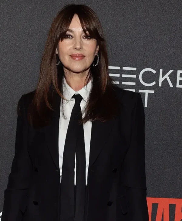 Bianca Mafia Mamma Movie Premier Black Blazer