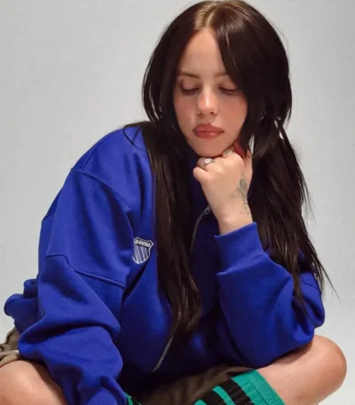 Billie Eilish Fragrance Line Classic Blue Jacket