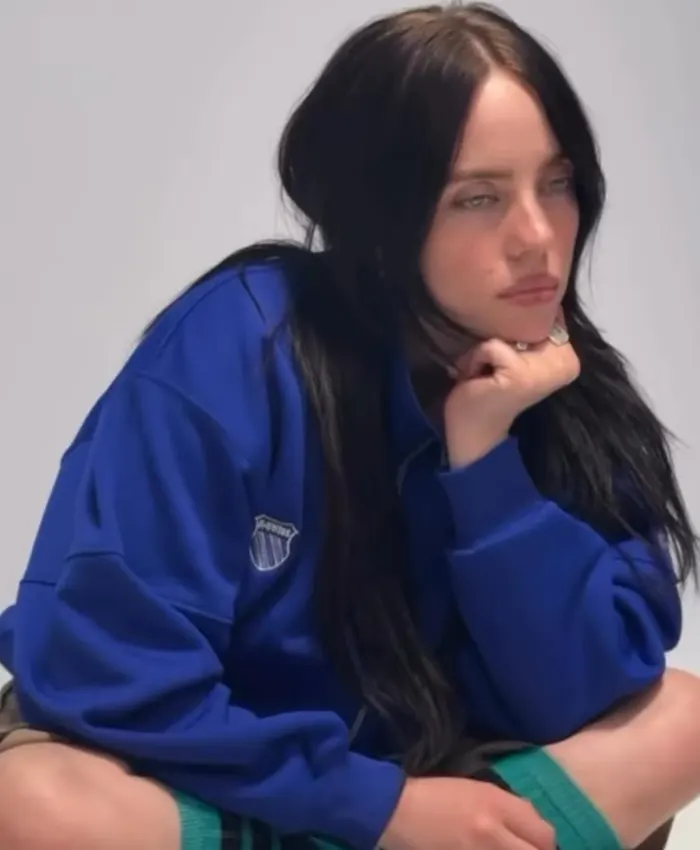 Billie Eilish Fragrance Line Classic Blue Jacket Billie Eilish Fragrance Line Classic Blue Jacket