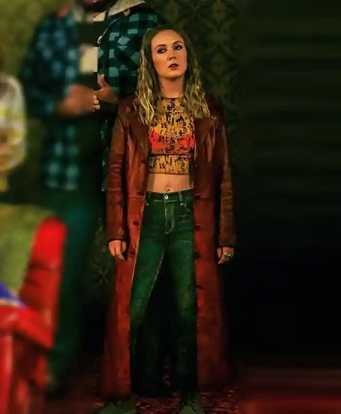 Billie Lourd Adulthood Leather Coat Billie Lourd Adulthood Leather Coat