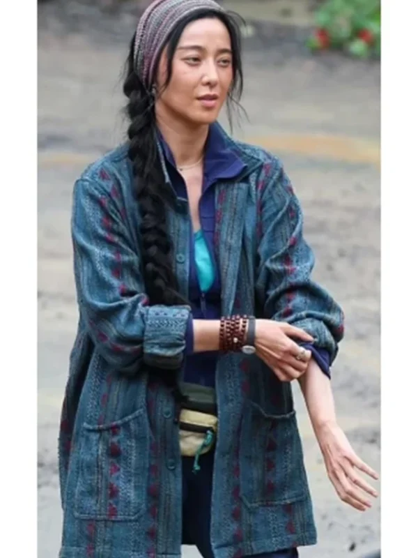 Bingbing Fan Ice Road Vengeance Dhani Blue Coat