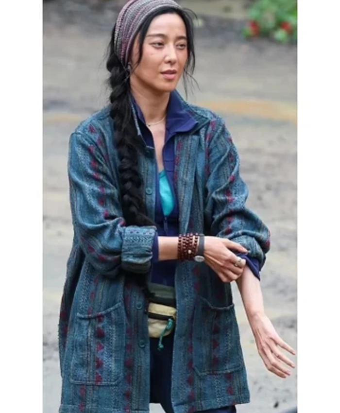 Bingbing Fan Ice Road Vengeance Dhani Blue Coat Bingbing Fan Ice Road Vengeance Dhani Blue Coat