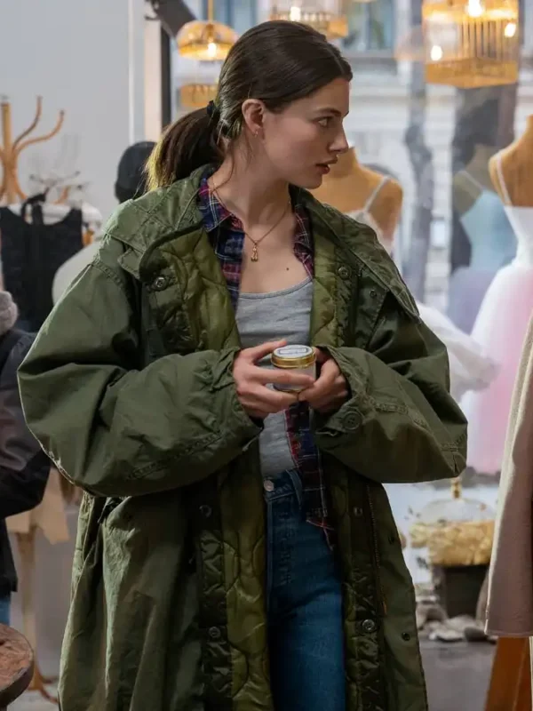 Birds of Paradise Diana Silvers Green Coat