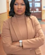 Black Girl Missing Garcelle Beauvais Brown Blazer