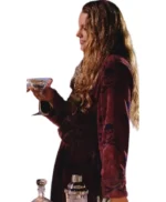 Blake Lively Another Simple Favor Maroon Coat