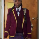 Blood And Water S03 Ama Qamata Red Uniform Coat