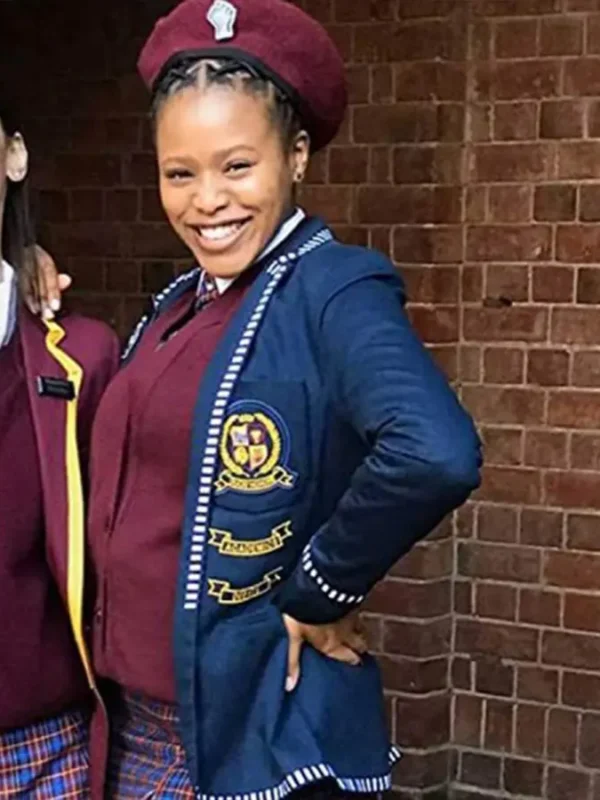 Blood & Water Notch Lapel Collar Blue Uniform Coat