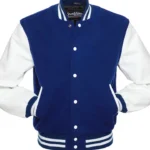 Blue and White Varsity Jacket
