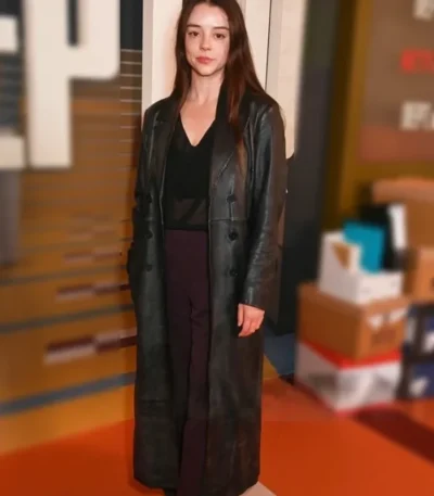 Bobby Rainsbury Dept. Q S01 Black Leather Coat