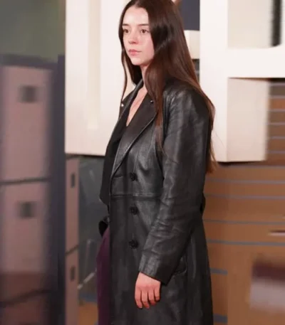 Bobby Rainsbury Dept. Q S01 Black Leather Coat